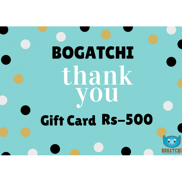 BOGATCHI Thank You- RS-500 Gift Card